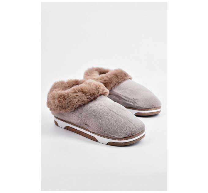 Капці кімнатні чоловічі кольору мокко 195375L