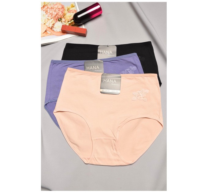 Набір жіночих трусів напівбатальних 3 штуки 195504L