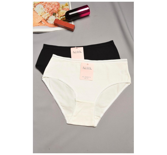 Набір жіночих трусів напівбатальних 2 штуки 195530L
