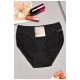 Труси жіночі напівбатальні чорного кольору 195571L