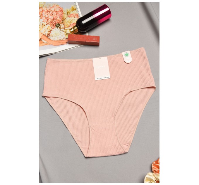 Труси жіночі напівбатальні пудрового кольору 195613L