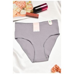 Труси жіночі напівбатальні бузкового кольору 195616L