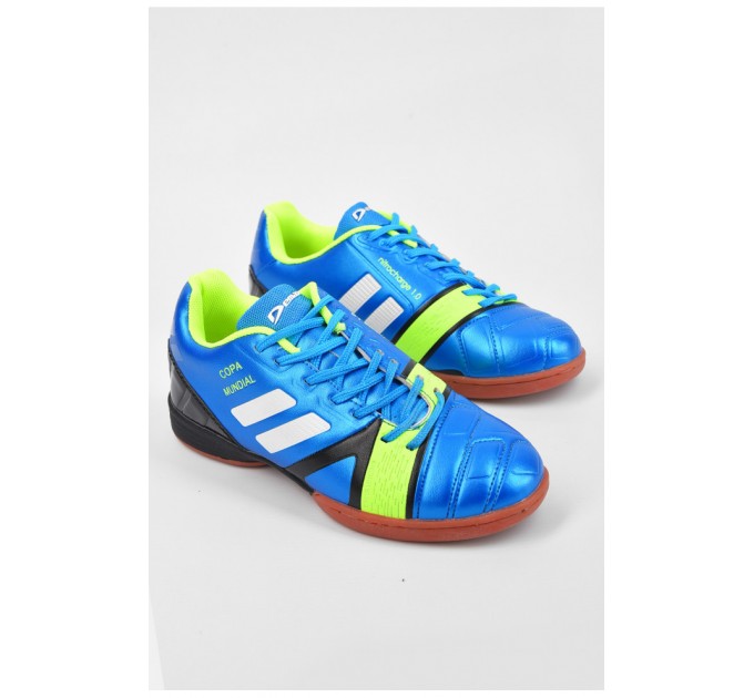 Бутси підліткові для хлопчика синього кольору 195829L