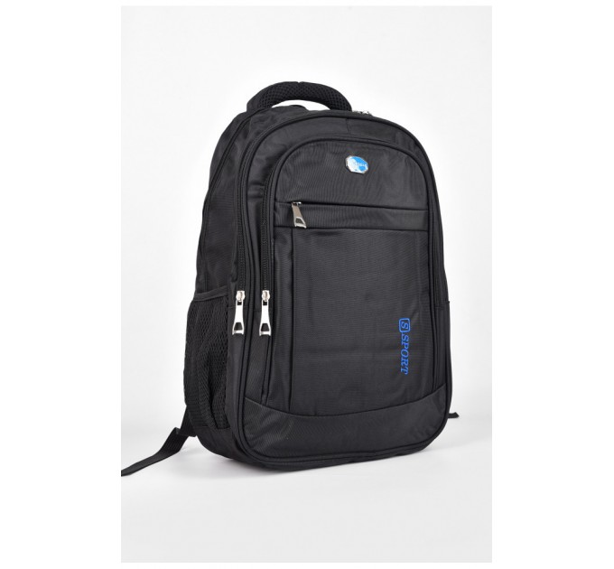 Рюкзак мужской спортивный черного цвета 196099L