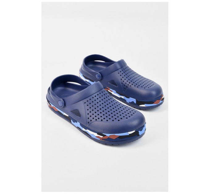 Крокси чоловічі темно-синього кольору 196199L