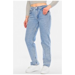 Джинсы женские мом голубого цвета 196205L