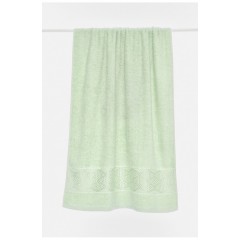 Полотенце банное махровое мятного цвета 196543L Полотенце банное махровое мятного цвета 196543L