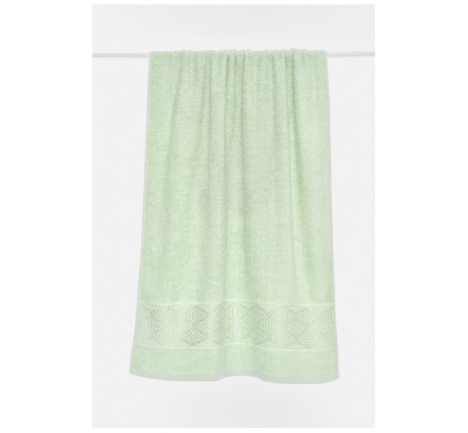 Рушник банний махровий м'ятного кольору 196543L