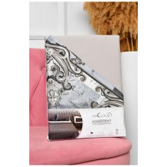 Комплект постільної білизни двоспальний з принтом світло-коричневого кольору 196770L Комплект постільної білизни двоспальний з принтом світло-коричневого кольору 196770L