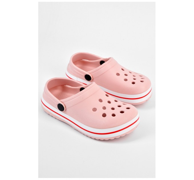Крокси дитячі пудрового кольору 196807L