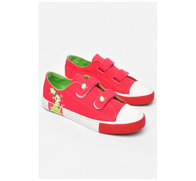 Кеди дитячі рожевого кольору текстиль 197213L