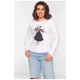 Світшот жіночий білого кольору з принтом 197311L