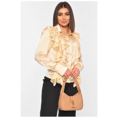 Сорочка жіноча бежевого кольору 197482L