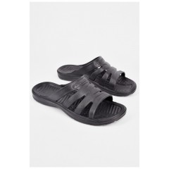 Шльопанці чоловічі піна чорного кольору 198042L