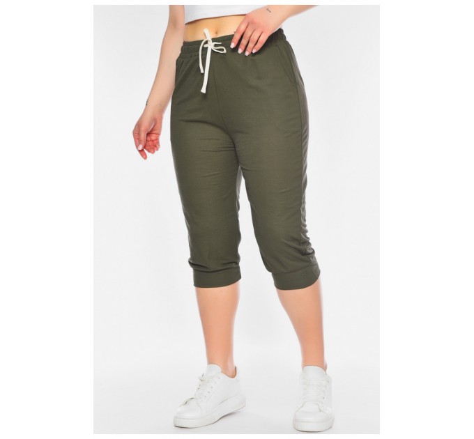 Бриджі жіночі батальні кольору хакі 198319L