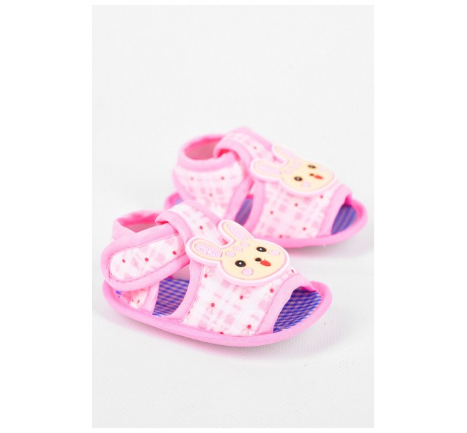 Пінетки дитячі для дівчинки рожевого кольору 198361L