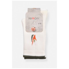 Шкарпетки дитячі демісезонні білого кольору 198527L