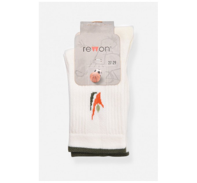 Носки детские демисезонные белого цвета 198527L