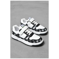 Кросівки дитячі чорно-білого кольору 198734L