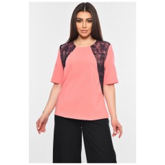 Блуза жіноча коралового кольору 198779L