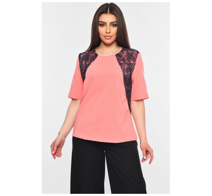 Блуза жіноча коралового кольору 198779L
