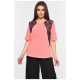 Блуза жіноча коралового кольору 198779L