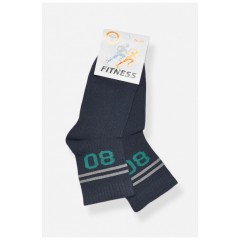 Шкарпетки жіночі демісезонні темно-синього кольору 198787L