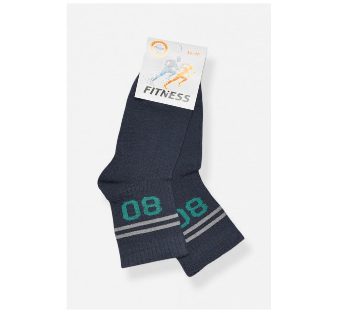 Шкарпетки жіночі демісезонні темно-синього кольору 198787L