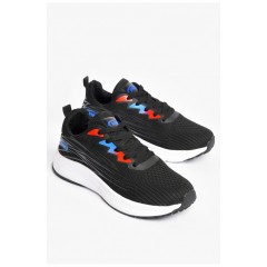 Кроссовки мужские черного цвета на шнуровке 198933L