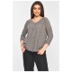 Кофта жіноча сірого кольору 199416L