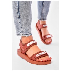 Сандали женские темно-розового цвета 199466L