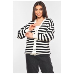 Женский кардиган белого цвета 199616L