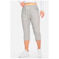 Бриджи женские серого цвета 200075L