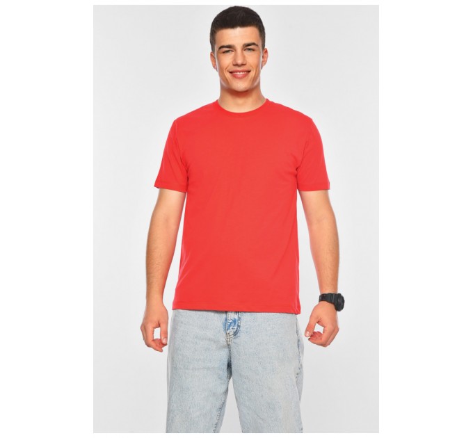 Футболка чоловіча напівбатальна червоного кольору 200110L