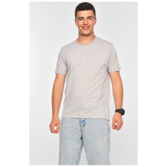 Футболка чоловіча напівбатальна бежевого кольору 200111L Футболка чоловіча напівбатальна бежевого кольору 200111L