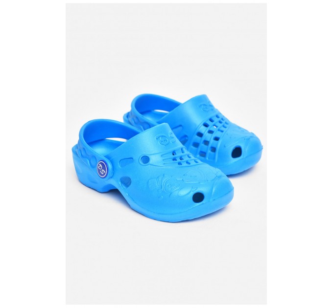 Кроксы детские синего цвета 200529L