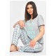 Женская пижама серого цвета 200565L