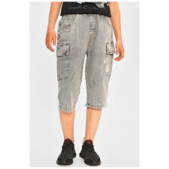 Бриджі дитячі для хлопчика сірого кольору 200693L