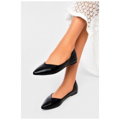 Балетки жіночі чорного кольору 201162L