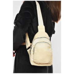 Бананка жіноча однотонна молочного кольору 201205L