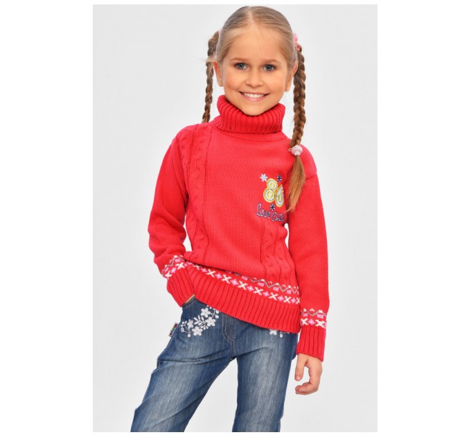 Кофта дитяча для дівчинки рожевого кольору 201659L