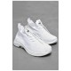Кросівки чоловічі білого кольору на шнурівці 201778L