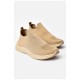 Кросівки чоловічі бежевого кольору текстиль 201783L