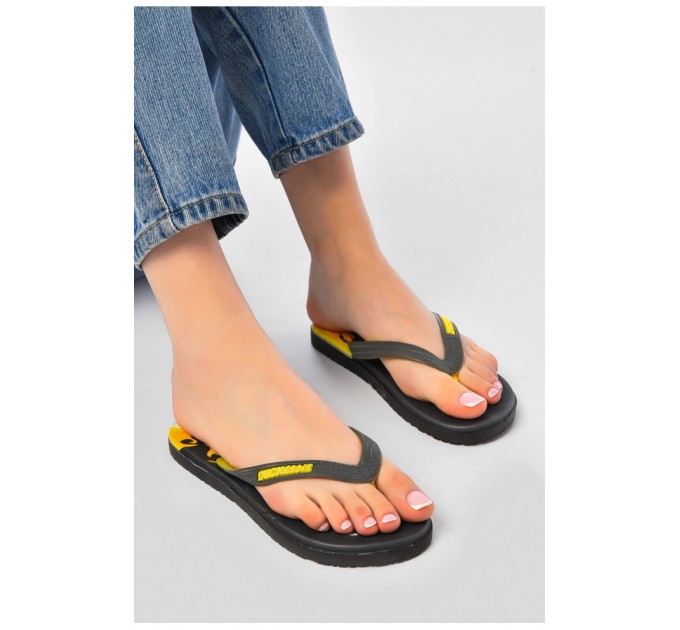 Вьетнамки женские пена серого цвета с надписью 202000L