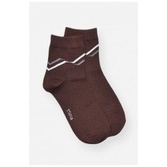 Носки мужские демисезонные коричневого цвета 202023L