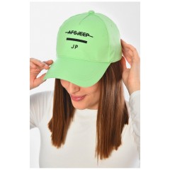 Кепка жіноча салатового кольору 202031L
