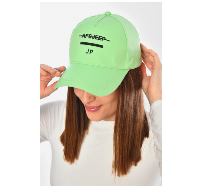 Кепка жіноча салатового кольору 202031L
