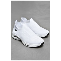 Кросівки чоловічі білого кольору на шнурівці 202150L