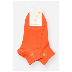 Шкарпетки жіночі спортивні демісезонні помаранчевого кольору 202420L