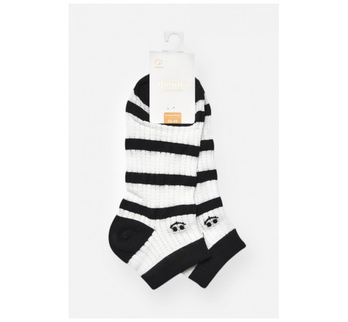 Шкарпетки жіночі спортивні демісезонні білого кольору 202424L